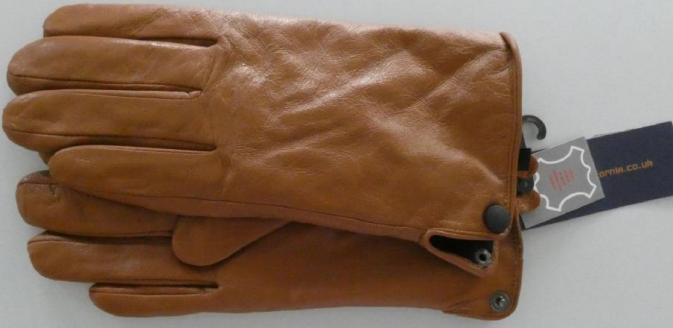 brown gloves