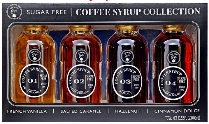 Ten Acre Gifts Coffee Syrup Collection